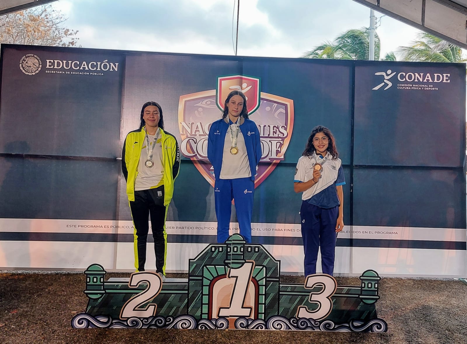 Aguascalientes gana 7 medallas en gimnasia de trampolín, natación en aguas abiertas y ciclismo de ruta en los Juegos Nacionales CONADE 2024