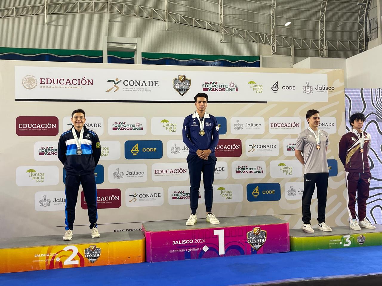 Aguascalientes triunfa en CONADE 2024: 1 oro y 5 bronces para natación y gimnasia rítmica