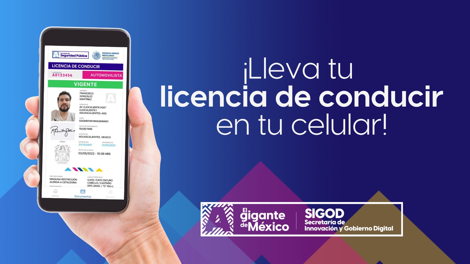 Accede a tu licencia de conducir digital desde tu celular