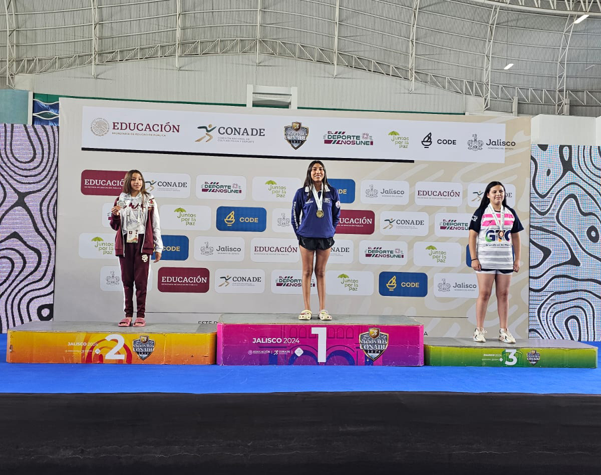 Atletas de Aguascalientes obtienen dos medallas en natación y frontenis durante los Juegos Nacionales CONADE 2024