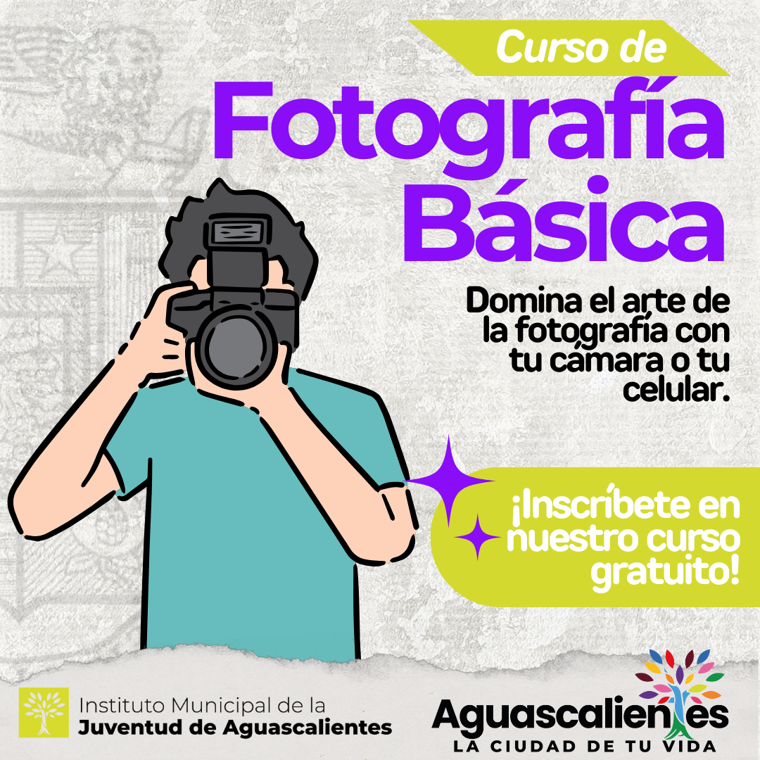 Impartirá Instituto Municipal de la Juventud Taller de Fotografía Básica