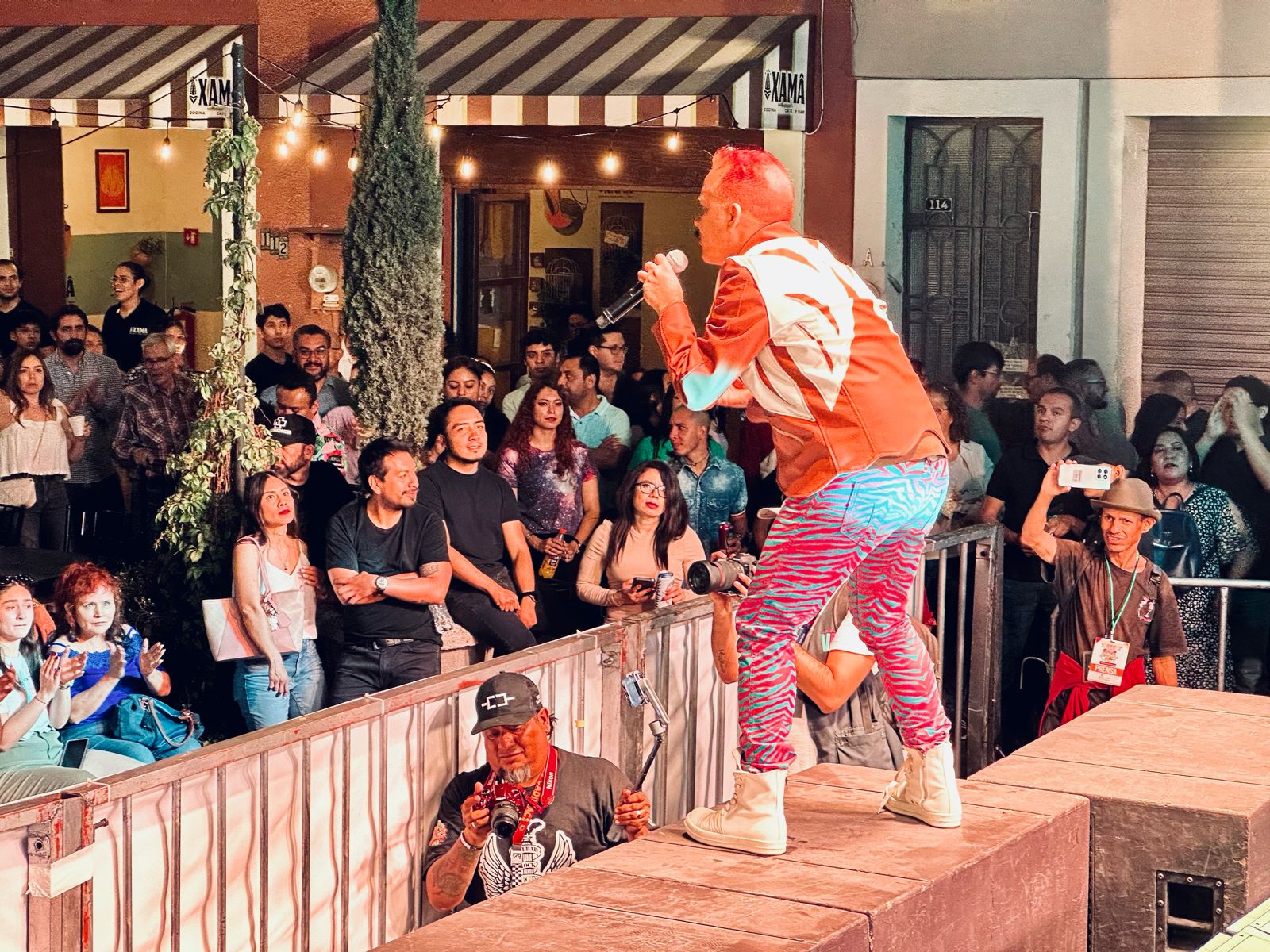 Abominablez se presentó esta noche en el Corredor Cultural Carranza