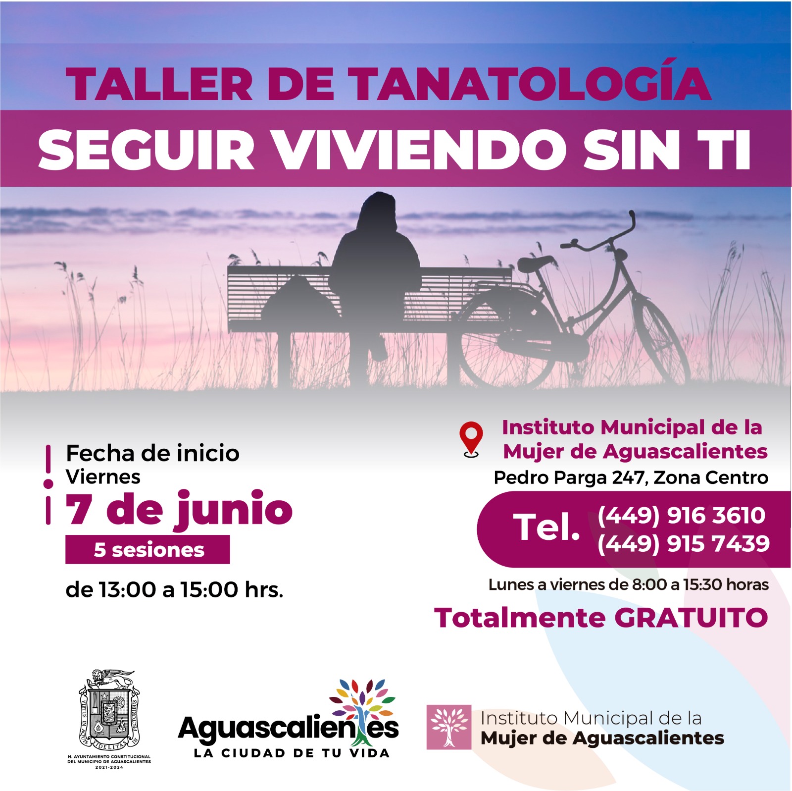 Invita IMMA a taller de tanatología ‘Seguir viviendo sin ti’