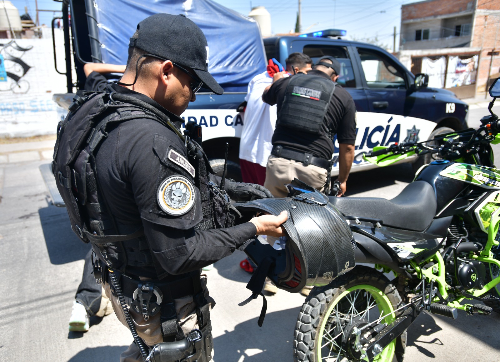 Intensifica policía municipal de Aguascalientes operativo ‘Barrio Seguro’