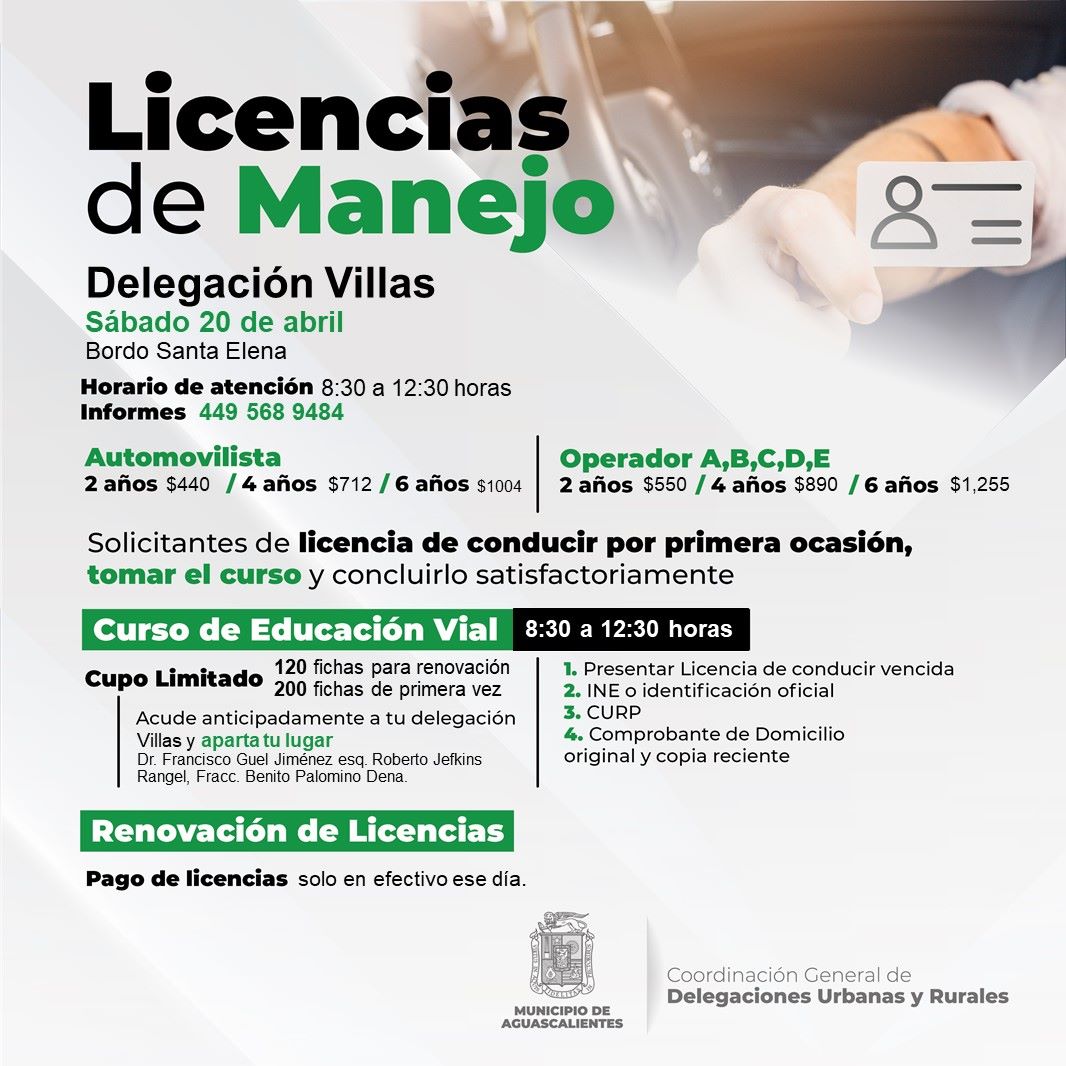 Invita Municipio a acercarse a renovar la licencia de manejo