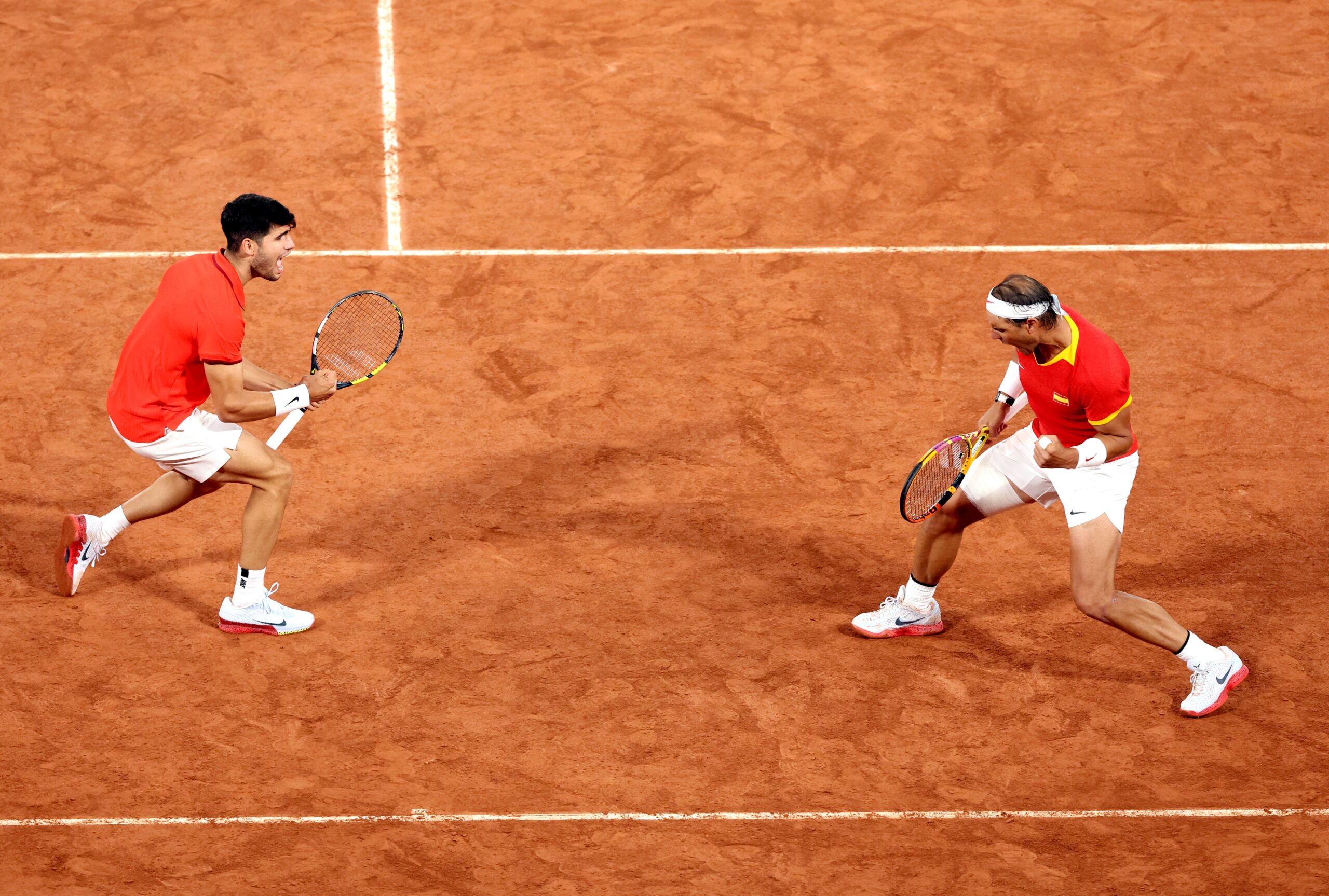 París 2024: Nadal y Alcaraz debutan con victoria en dobles masculinos