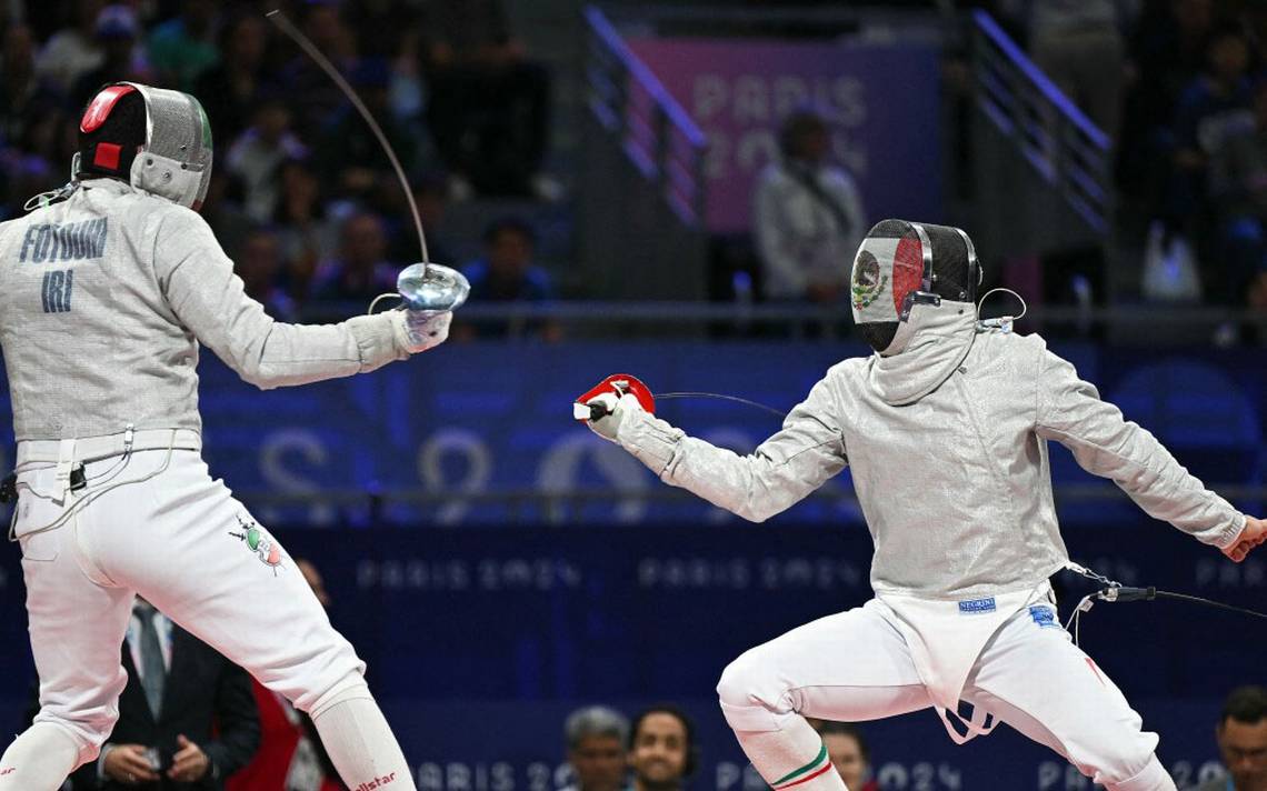 París 2024: Gibrán Zea cae en 16vos de final en esgrima
