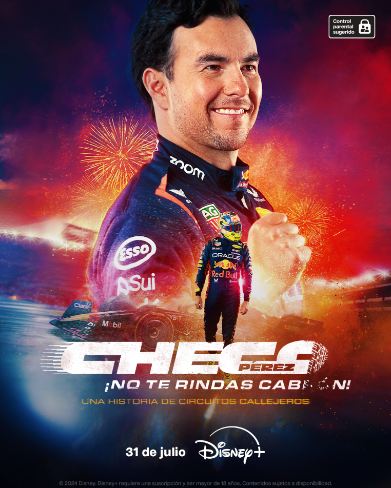Checo Pérez, el héroe mexicano de la Fórmula 1, estrena su serie en Disney Plus