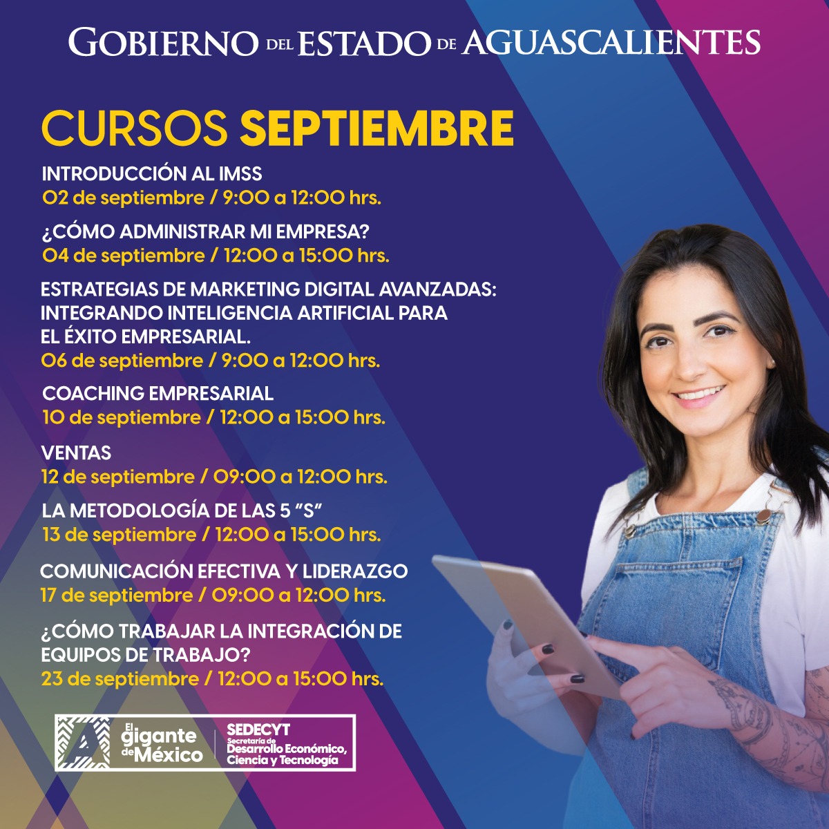 Invitan a empresarios a participar en cursos gratuitos con los que podrán fortalecer sus negocios