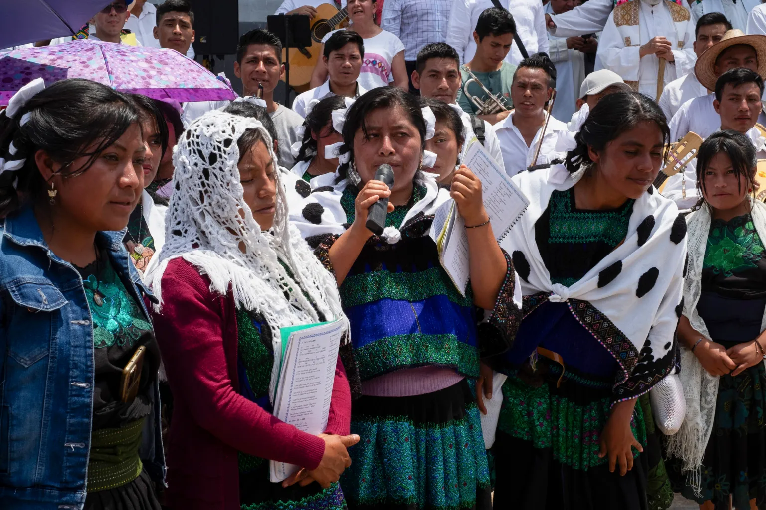 Miles de ciudadanos en Chiapas piden al Gobierno de México parar la violencia del narco