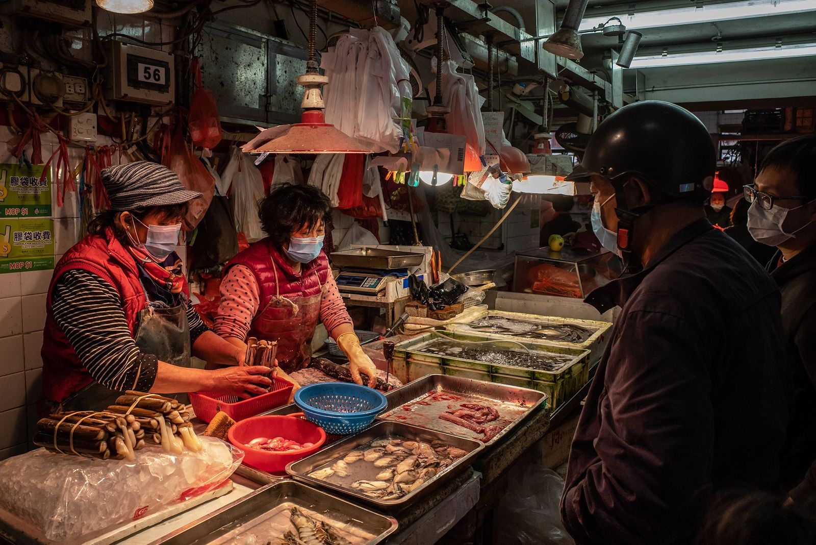 Nuevo estudio corrobora el origen del COVID-19 en un mercado chino de pescado