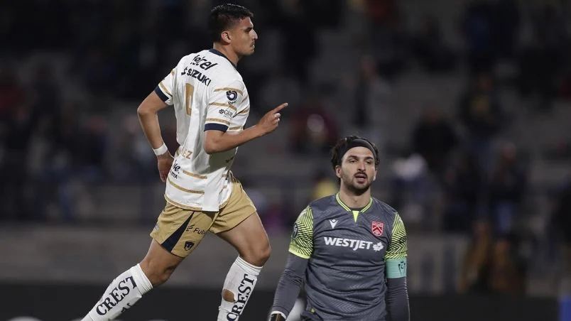 Pumas avanza a octavos de final de la Concacaf Champions Cup tras vencer al Cavalry