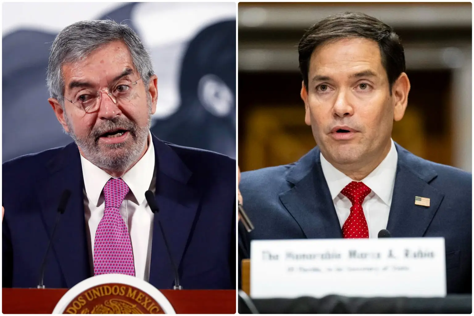 Juan Ramón de la Fuente y Marco Rubio abordan avances en la agenda bilateral
