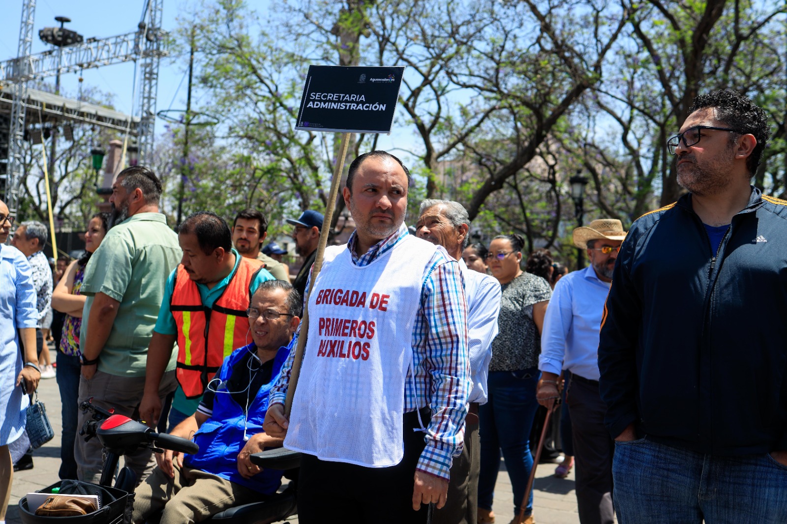 Gobierno del Estado y Municipio de Aguascalientes participan en el Primer Simulacro Nacional 2025