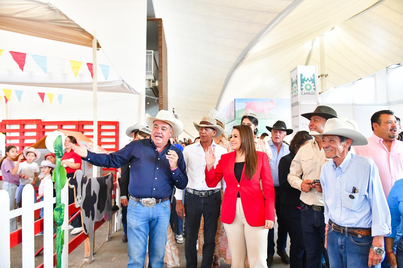 Inaugura Tere Jiménez la expo ganadera en la Isla San Marcos; cuenta con actividades para toda la familia