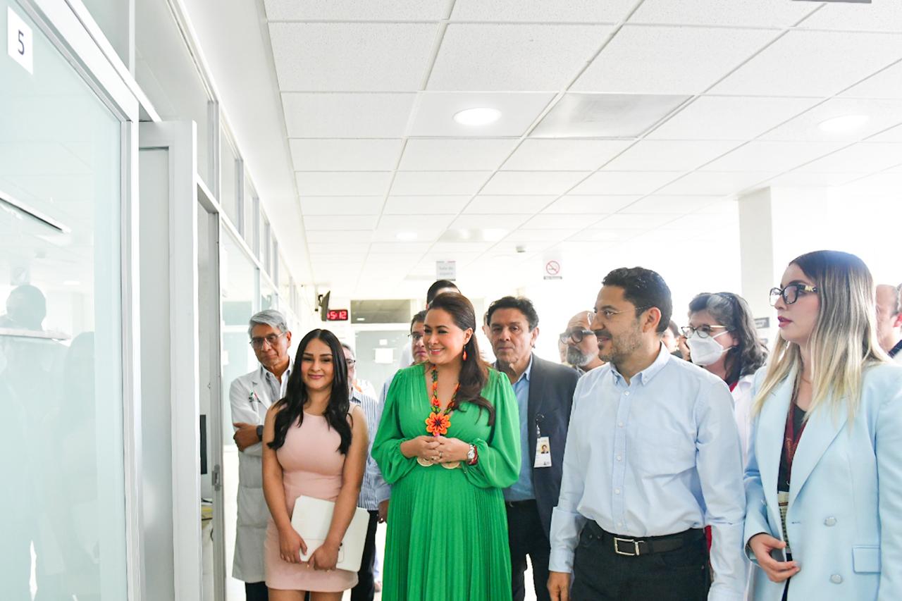 Tere Jiménez y Martí Batres analizan nuevos proyectos del ISSSTE en beneficio de Aguascalientes