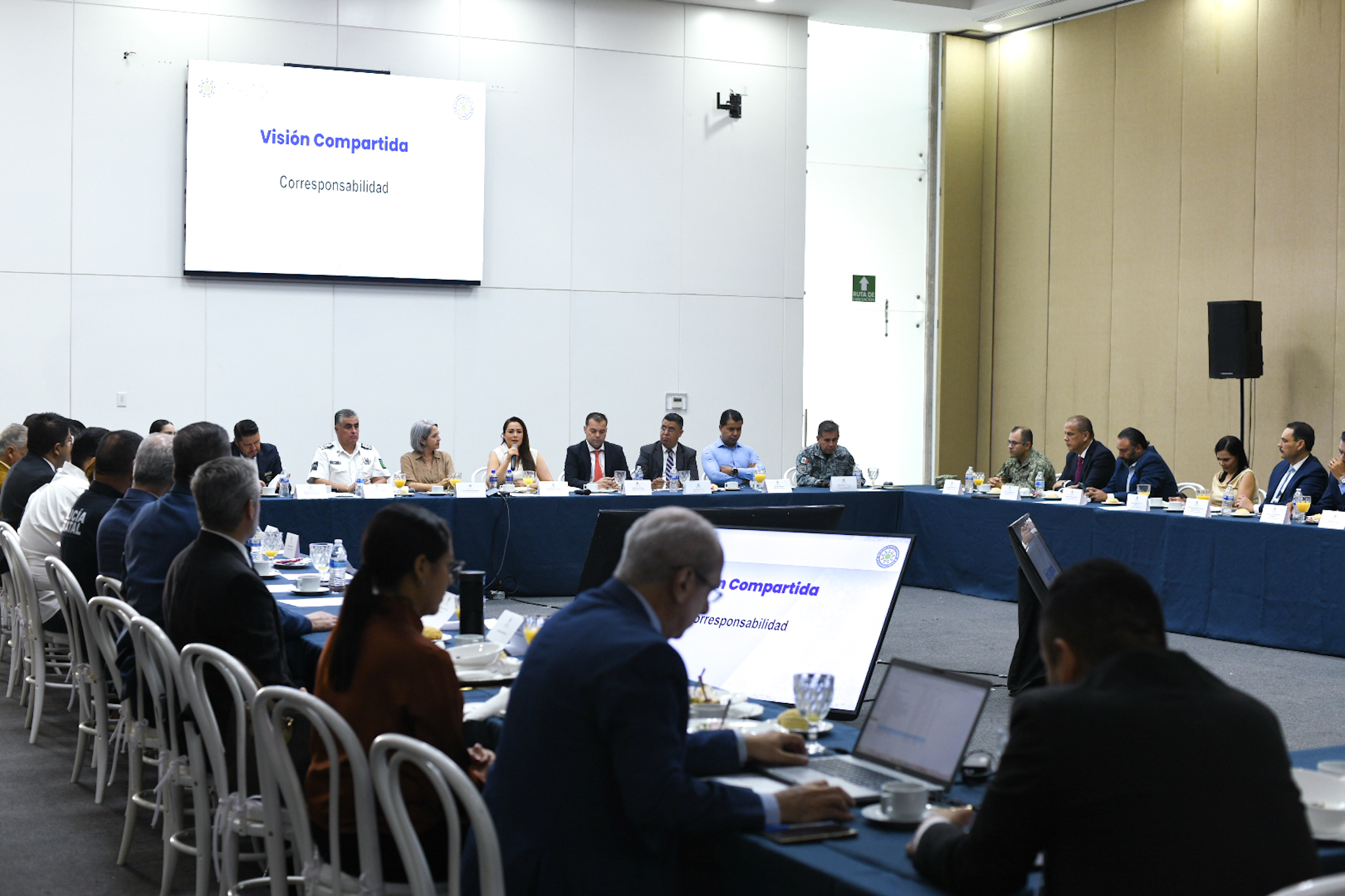 Tere Jiménez refrenda su compromiso con la seguridad para seguir atrayendo inversiones al estado