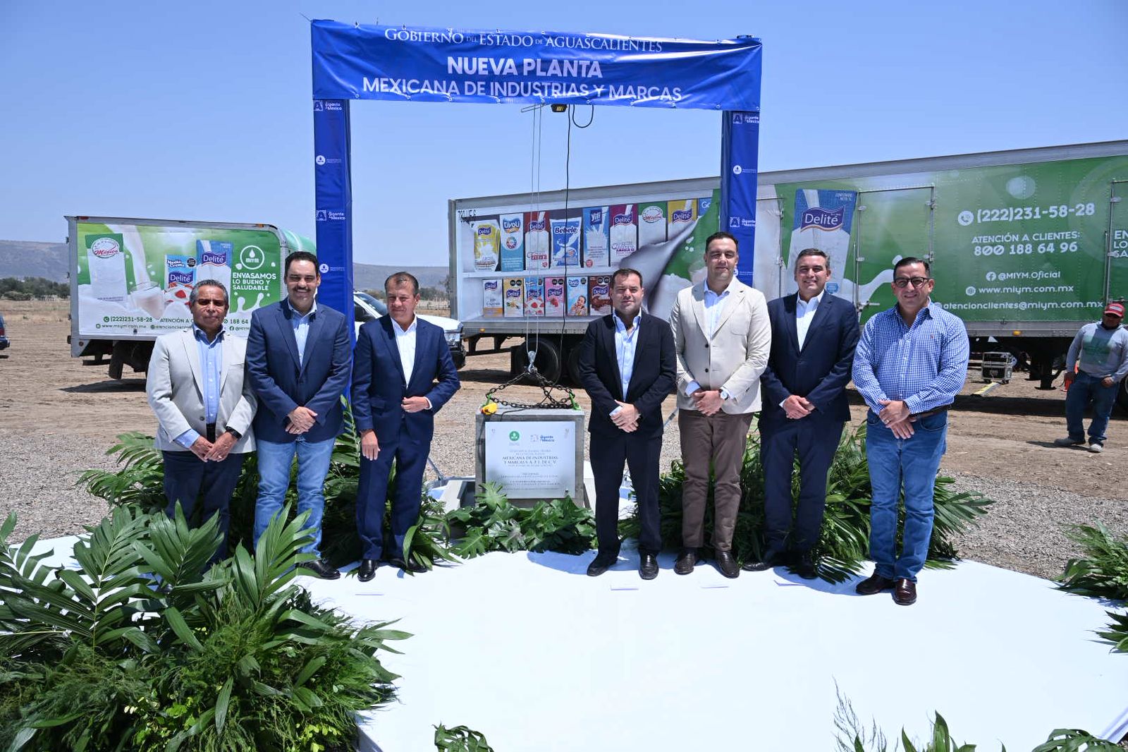 Con una inversión de más de mil 100 millones de pesos y más de 2 mil nuevos empleos, empresa mexicana MIYM inicia construcción de nueva planta en Aguascalientes