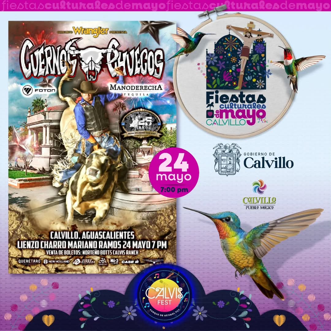 Llega Cuernos Chuecos a Calvillo