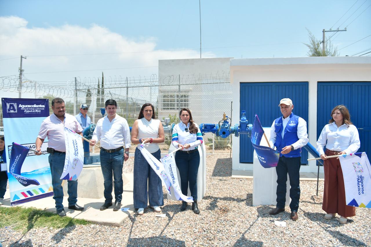 Con una inversión superior a los 8.6 millones de pesos, Tere Jiménez entrega nuevo pozo de agua potable en Santa Isabel Pabellón de Arteaga