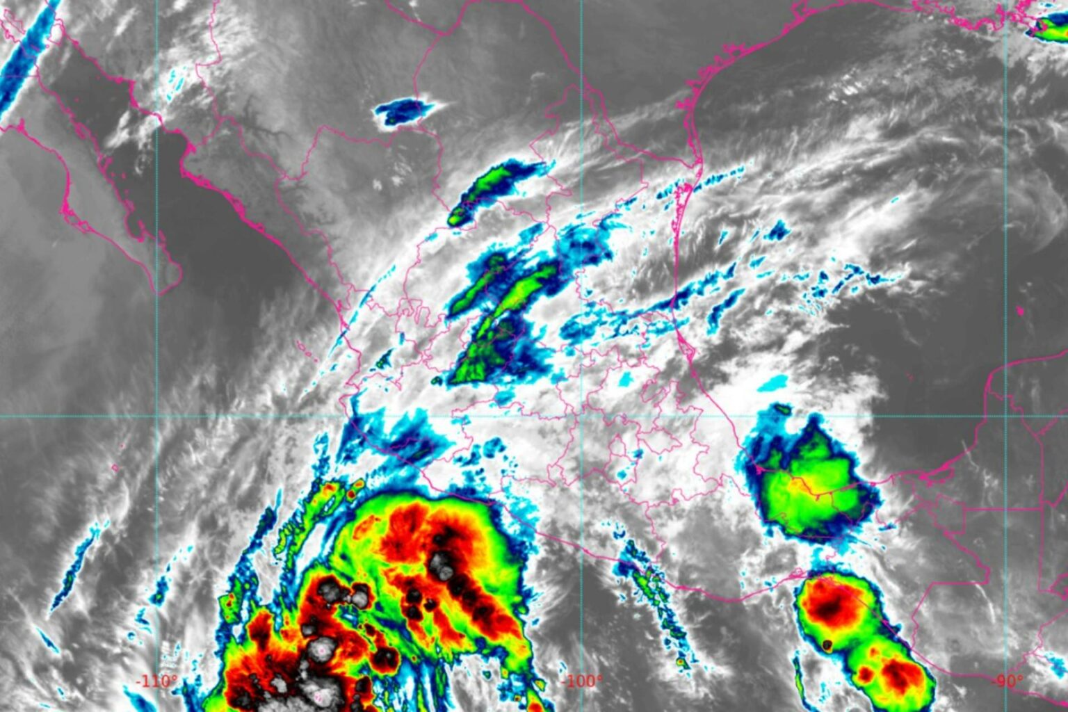 Ciclón Tropical Uno-E Se Intensifica y Provocará Lluvias Fuertes en el Occidente de México