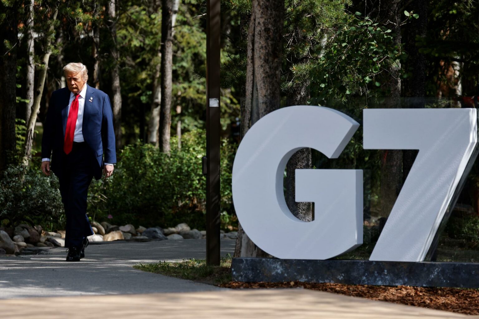 Trump se va de la Cumbre del G7; tenía programada reunión con Sheinbaum el martes
