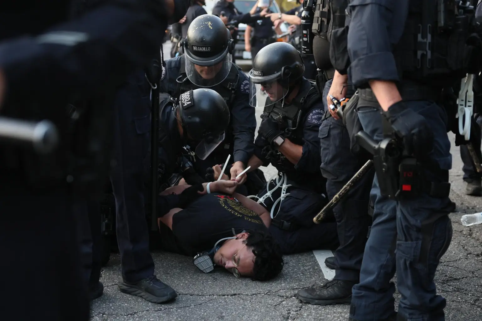 Casi siete de cada diez migrantes detenidos en Los Ángeles no tiene antecedentes penales