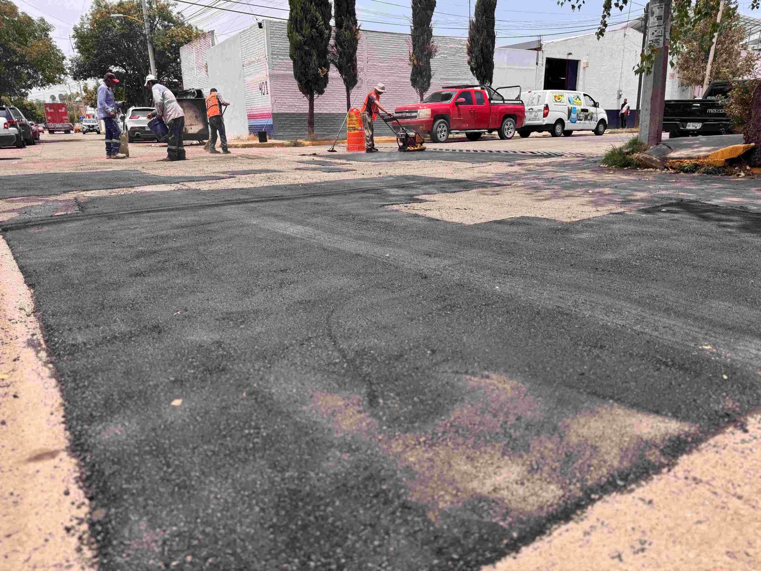 Intensifica Obras Públicas Municipales trabajos de bacheo por temporada de lluvias