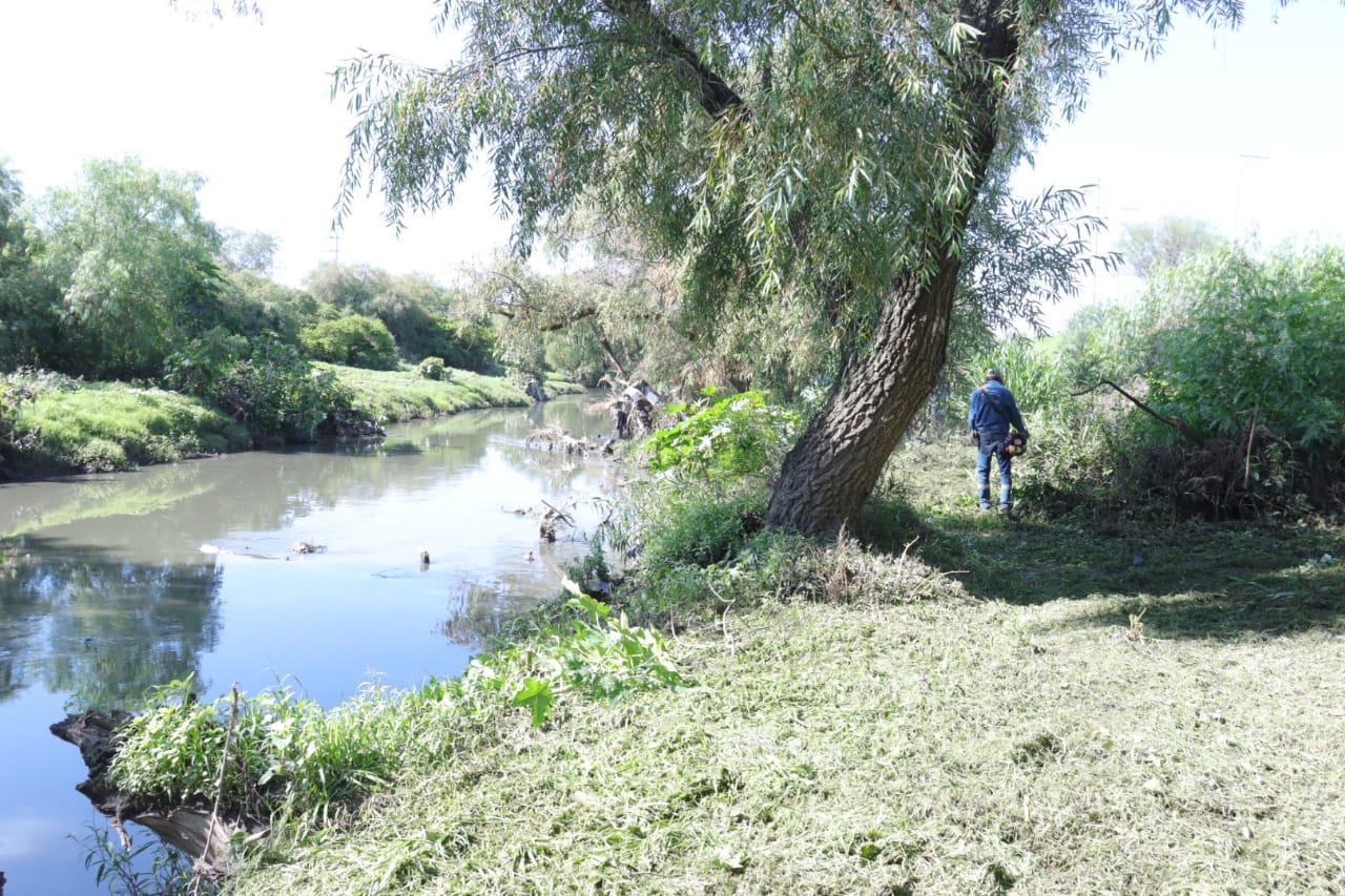 Implementa municipio megaoperativo de limpieza para mejorar el entorno del Río Sn Pedro