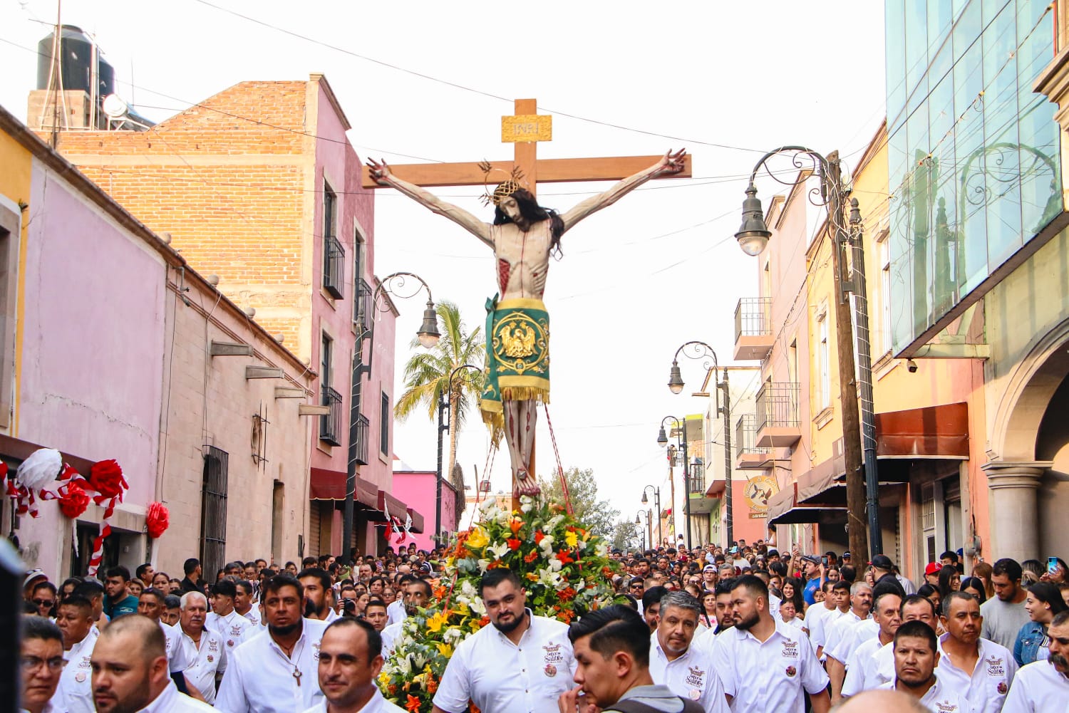 Se realizó la tradicional procesión del Señor del Salitre en Calvillo