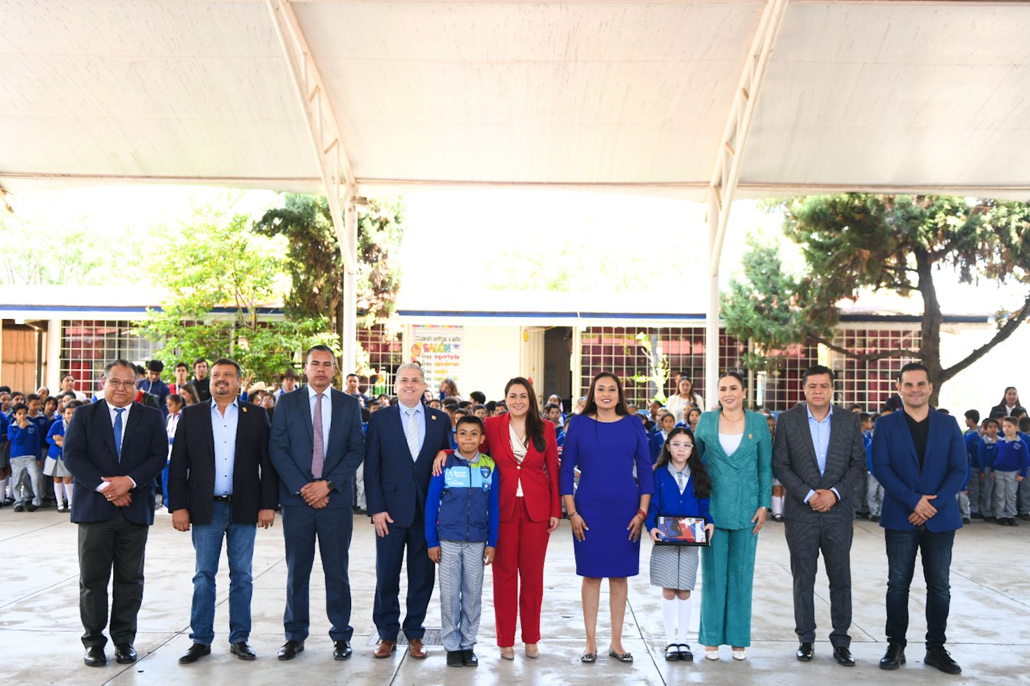 Tere Jiménez entrega nueva infraestructura educativa en Pabellón de Arteaga