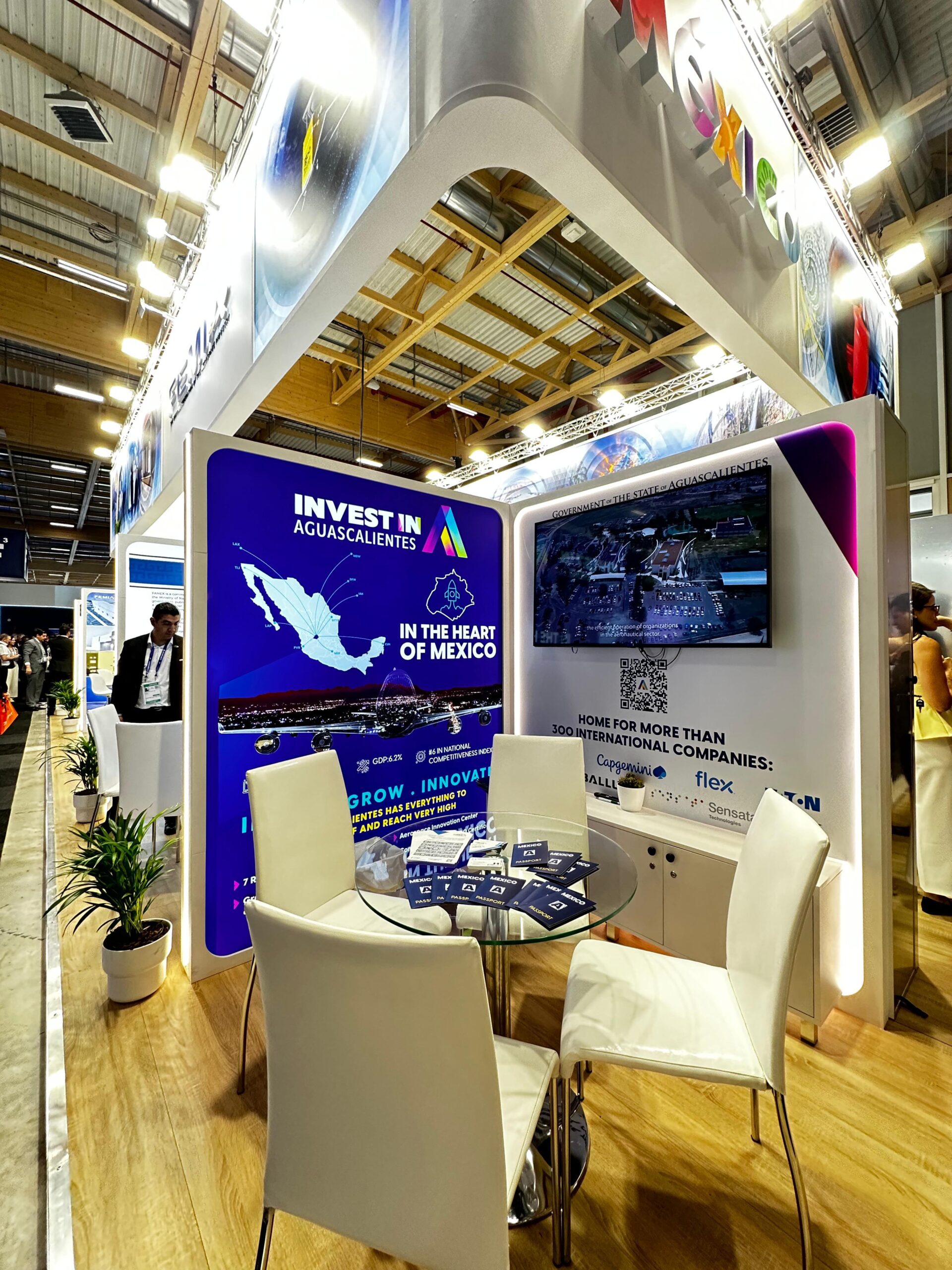 Aguascalientes presente en una de las ferias internacionales más importantes de la industria aeroespacial, en París, Francia