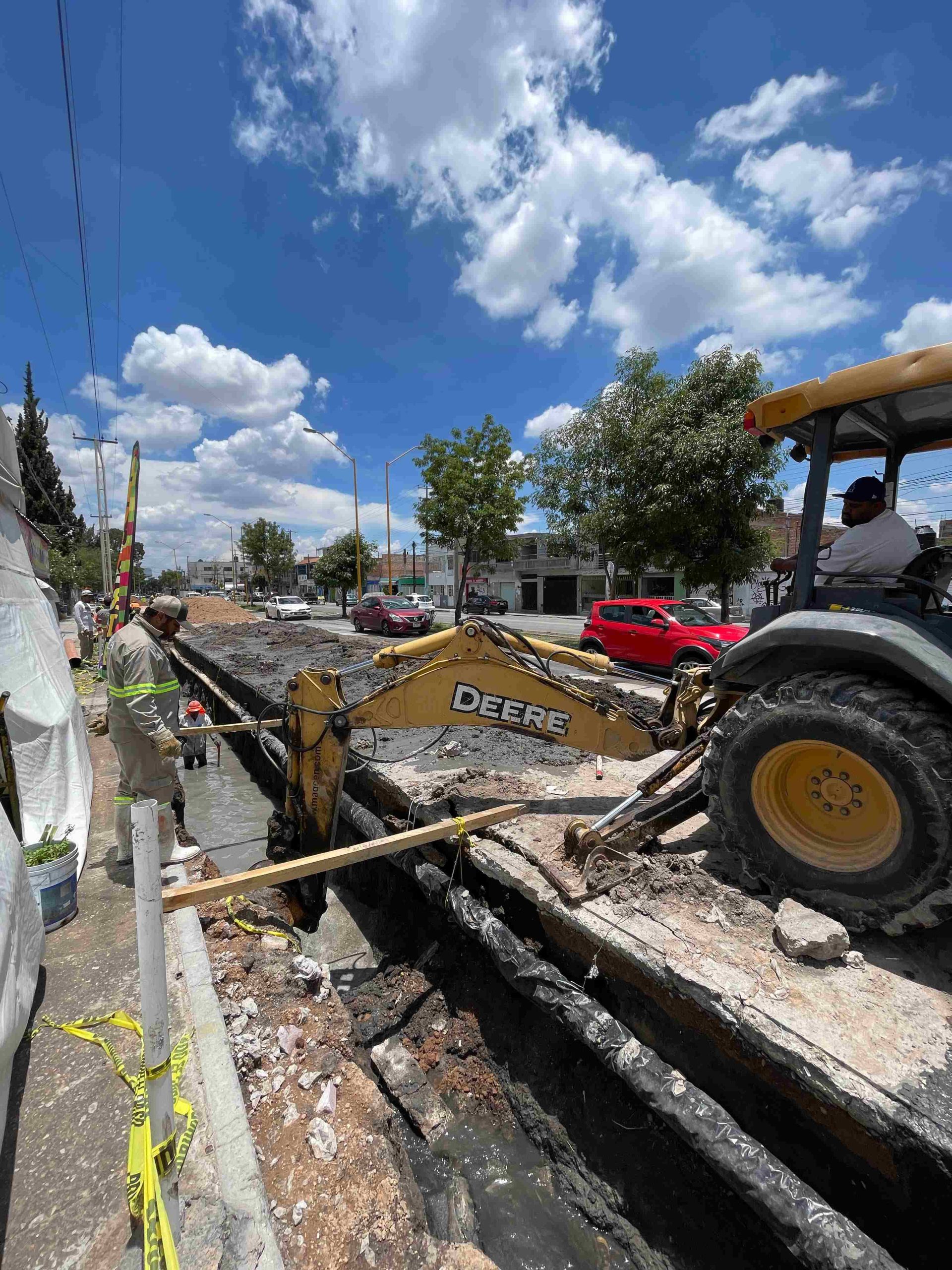 Mejora MIAA infraestructura sanitaria en el fraccionamiento Pilar Blanco