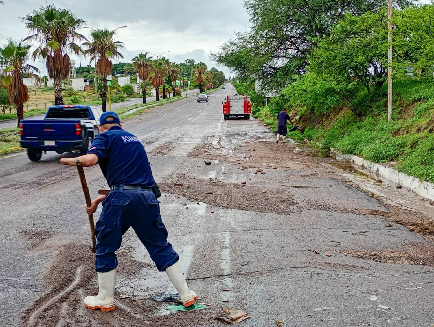 Atiende Calvillo emergencias por lluvias