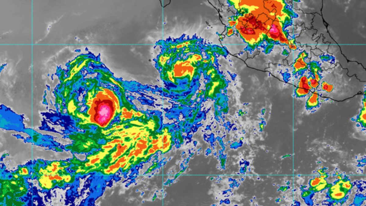“Bárbara” se debilita: de huracán a tormenta tropical sobre el Pacífico mexicano