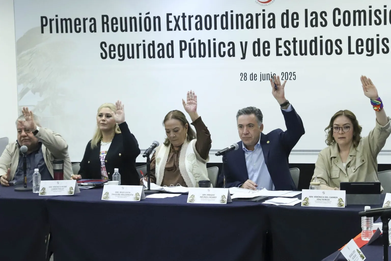 Comisiones del Senado aprueban Ley General del Sistema Nacional de Seguridad Pública; oposición acusa un “Estado fisgón”