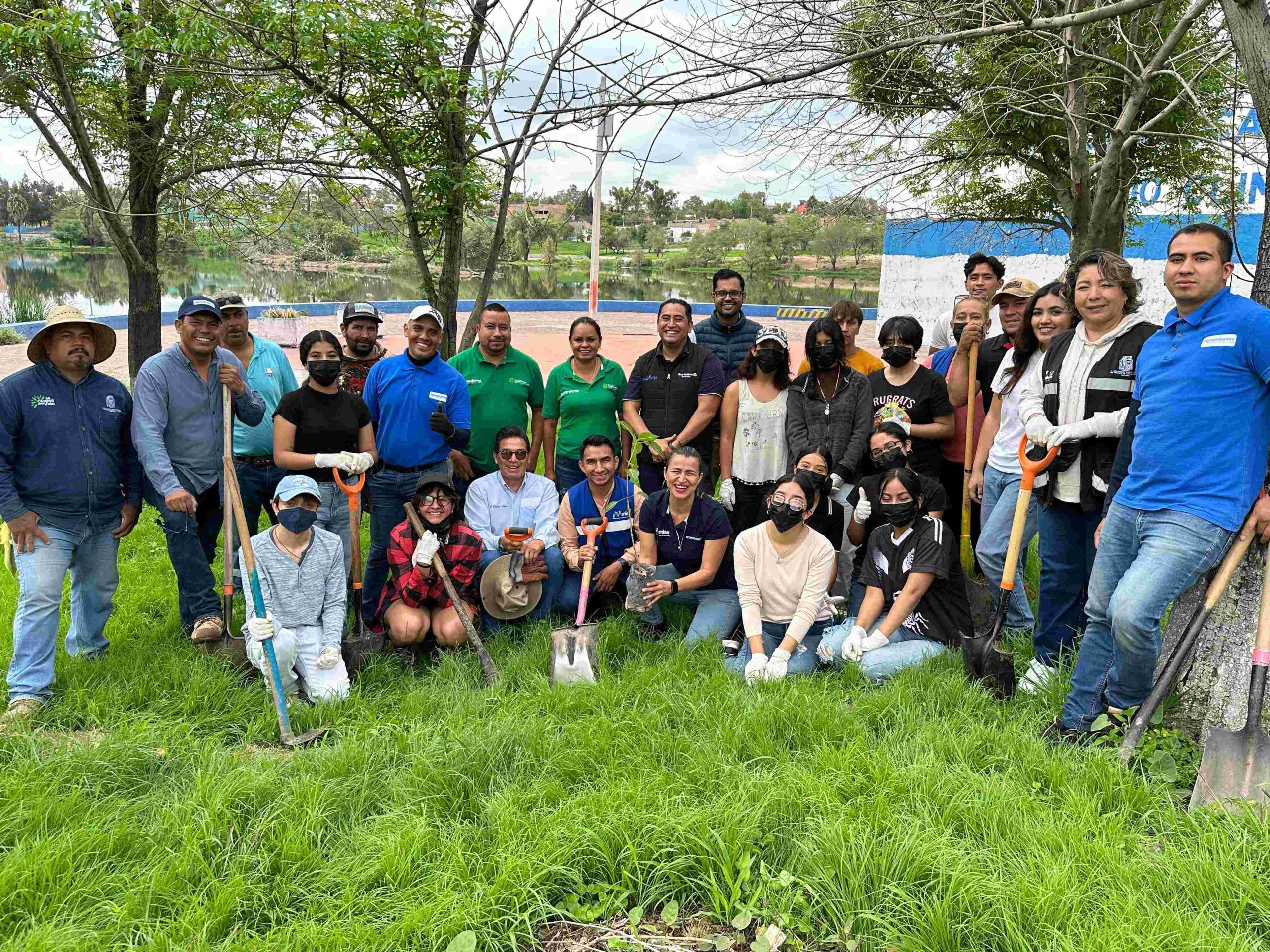 Conmemora MIAA Día Mundial del Árbol con reforestación en la Presa de los Gringos