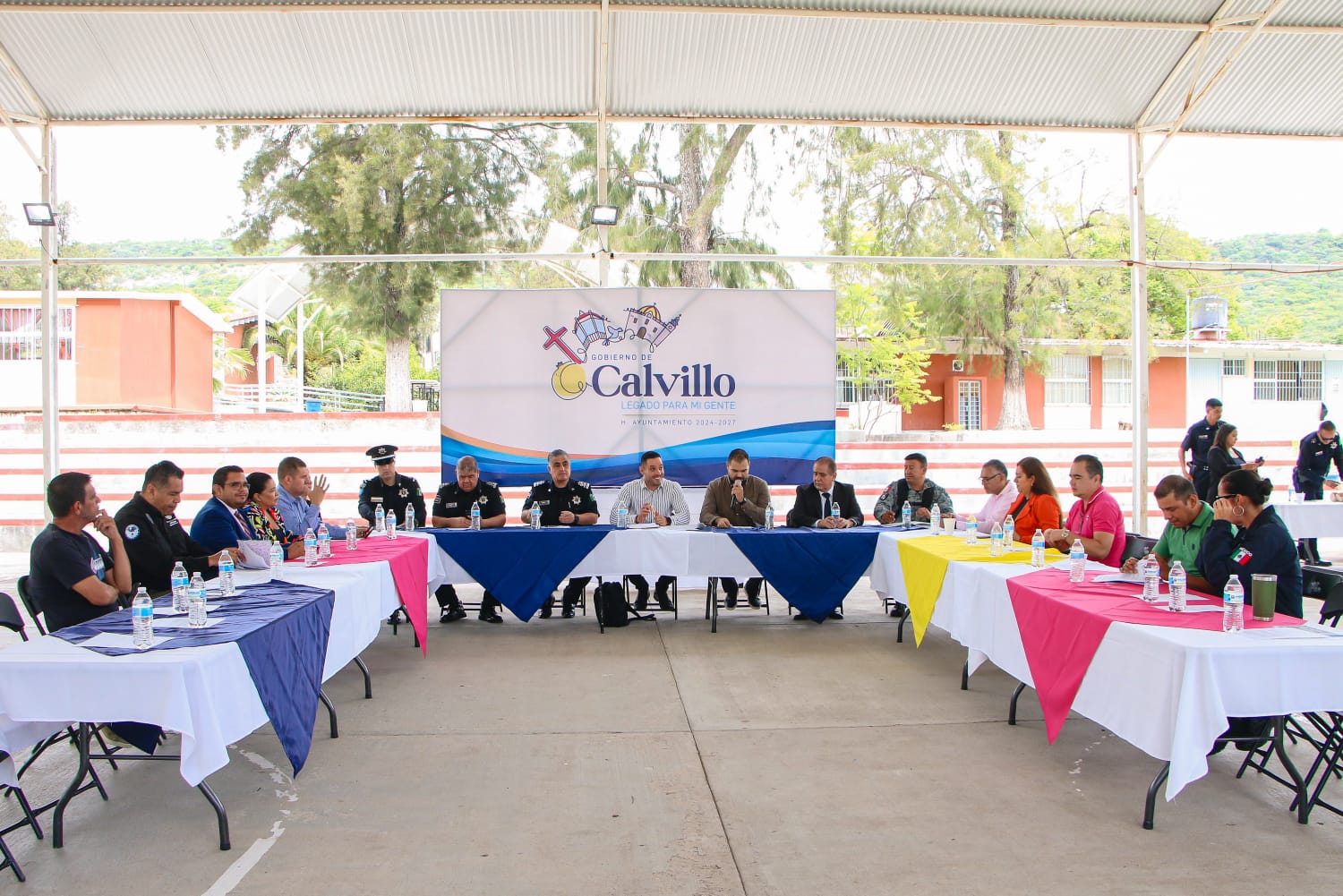 Reafirman compromiso de seguridad en Calvillo