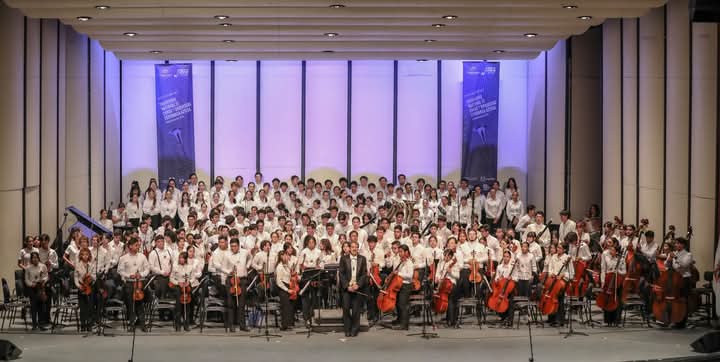 Más de 200 niños músicos cierran el Encuentro Nacional de Coros y Orquestas con un concierto inolvidable