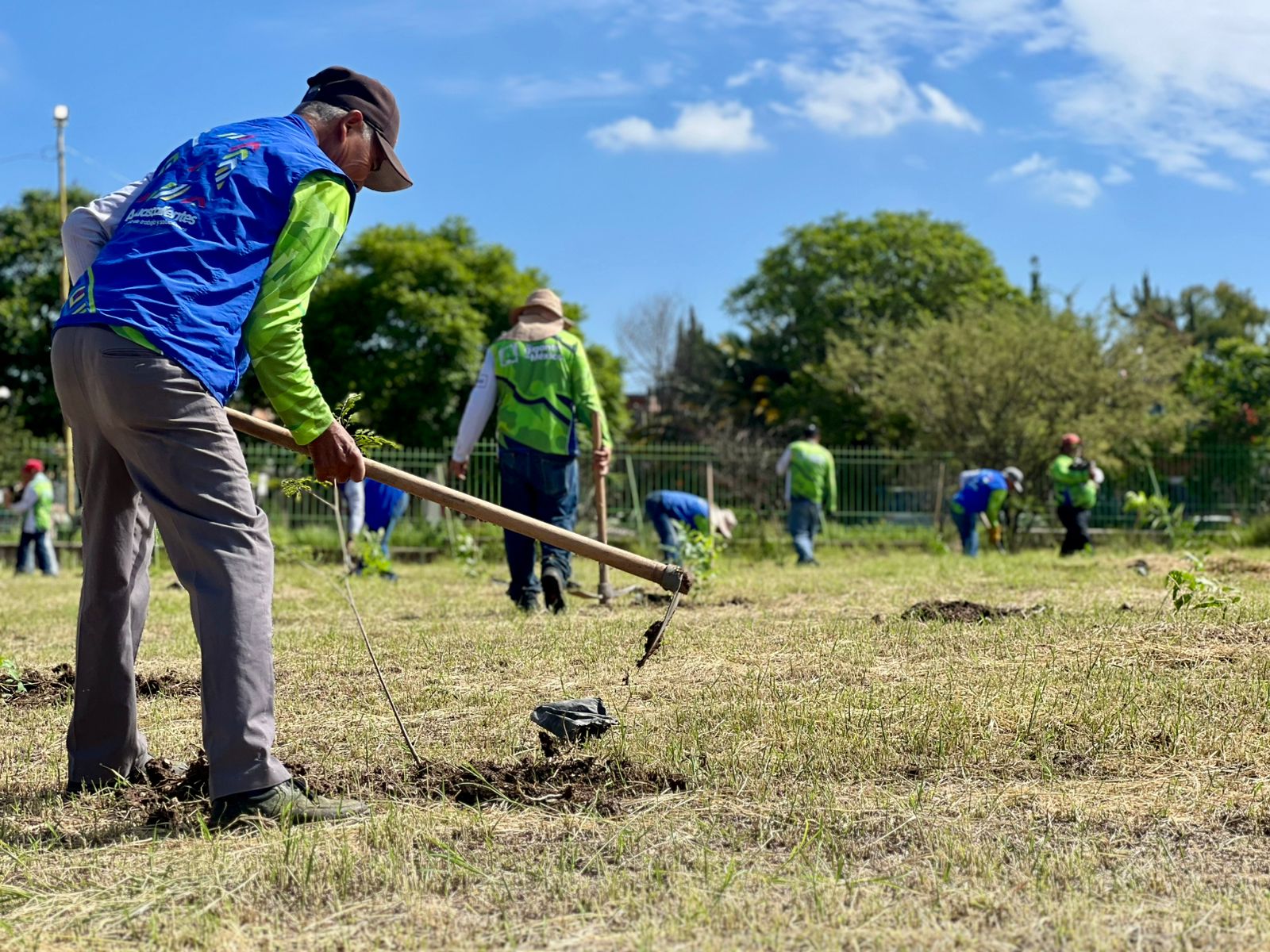 Más de mil árboles se plantaron en el Caracol, dentro del Parque El Cedazo