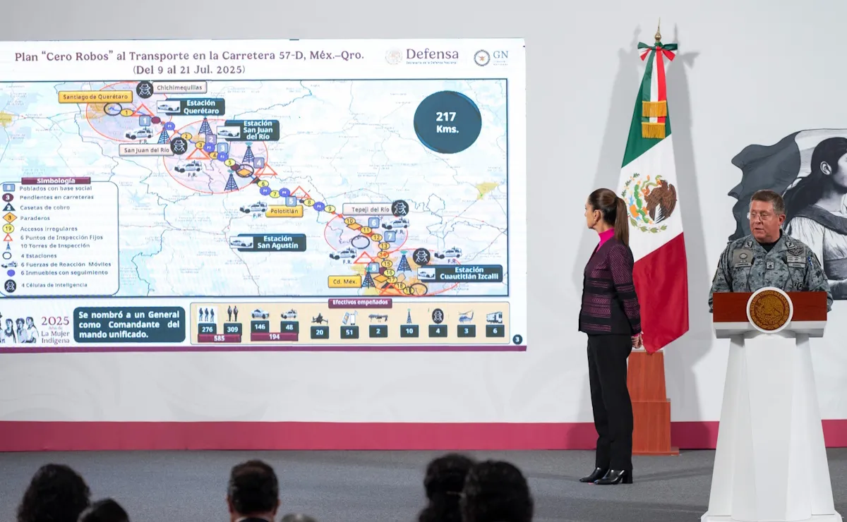 México presenta el plan ‘Cero Robos’ para reducir los asaltos en las carreteras