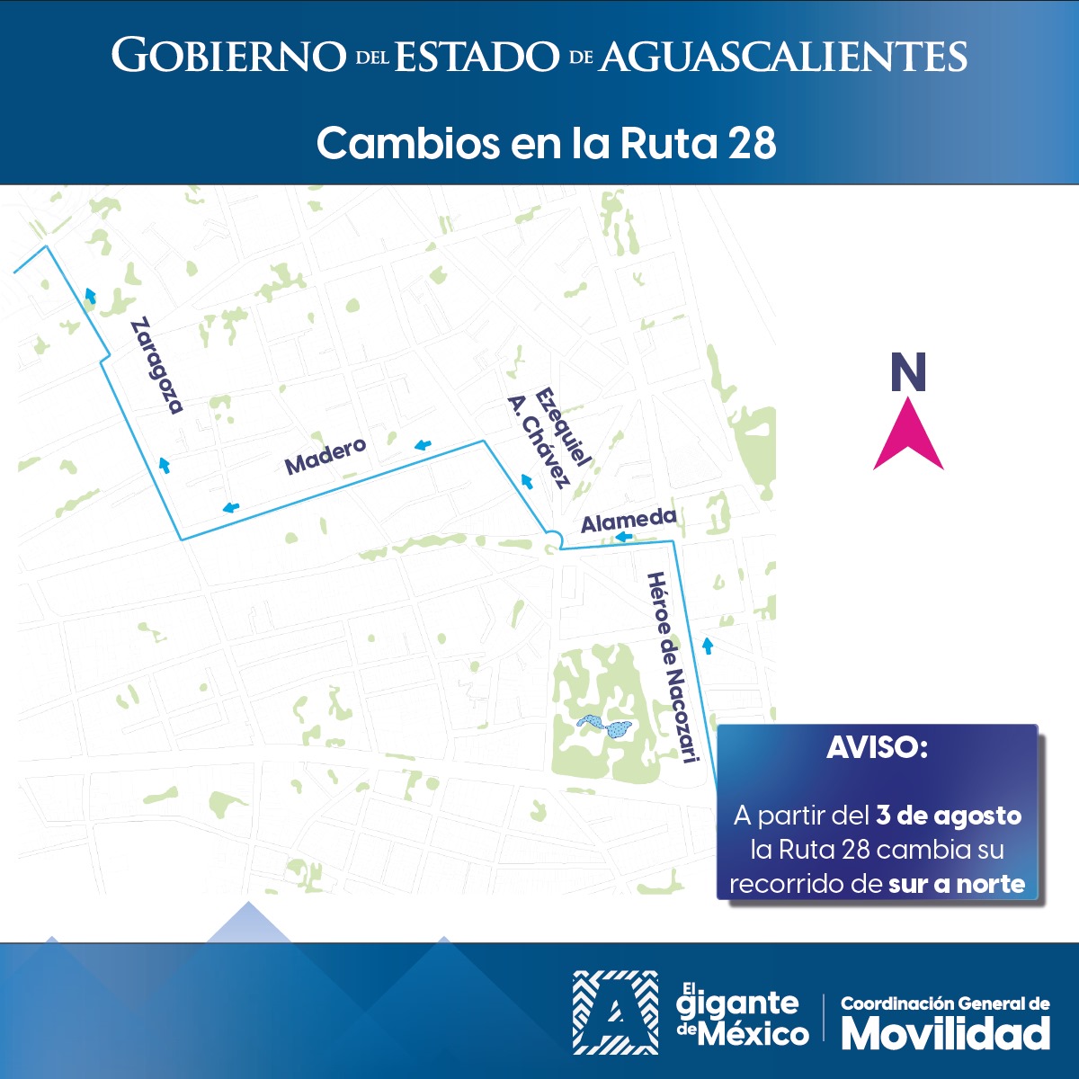 Anuncian cambios en recorridos de las rutas 3,5 y 28 de los camiones urbanos
