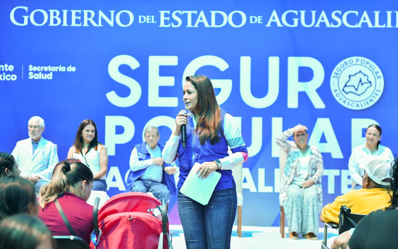 Tere Jiménez pone en marcha la Primera Caravana de la Salud del Seguro Popular Aguascalientes