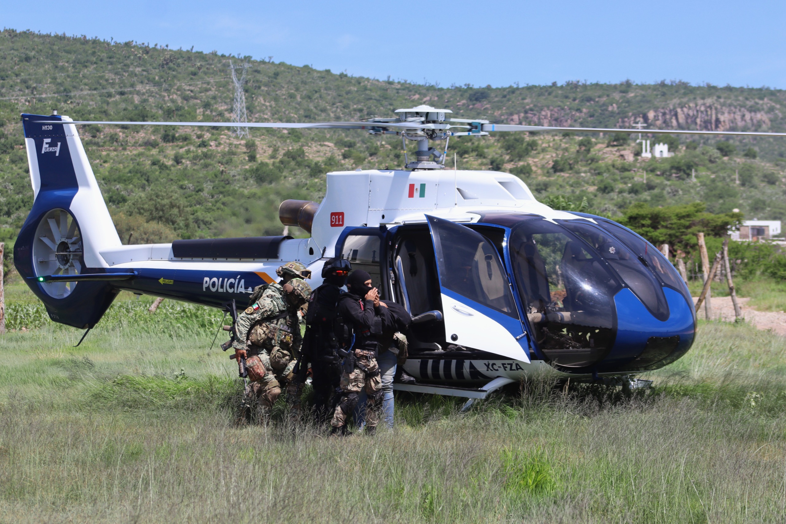 Refuerzan seguridad en municipios con patrullaje aéreo