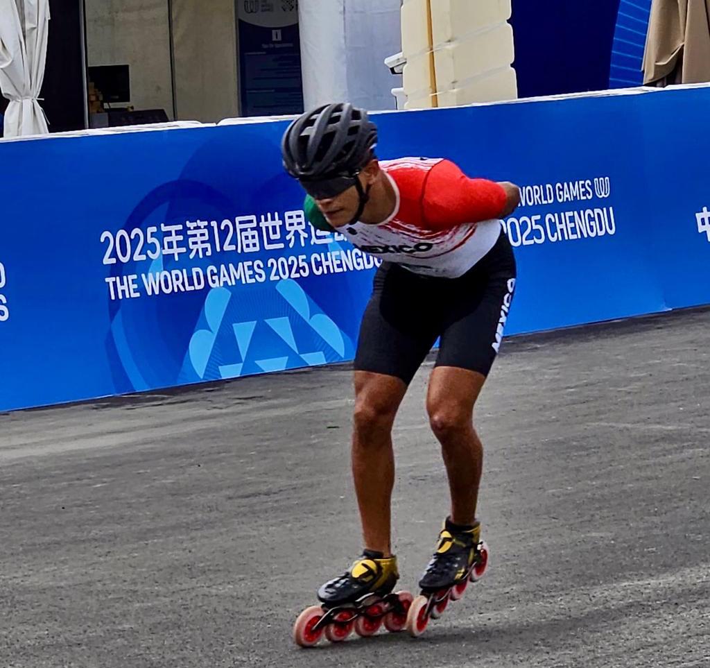Joven de Aguascalientes entre los mejores del mundo en patinaje de velocidad
