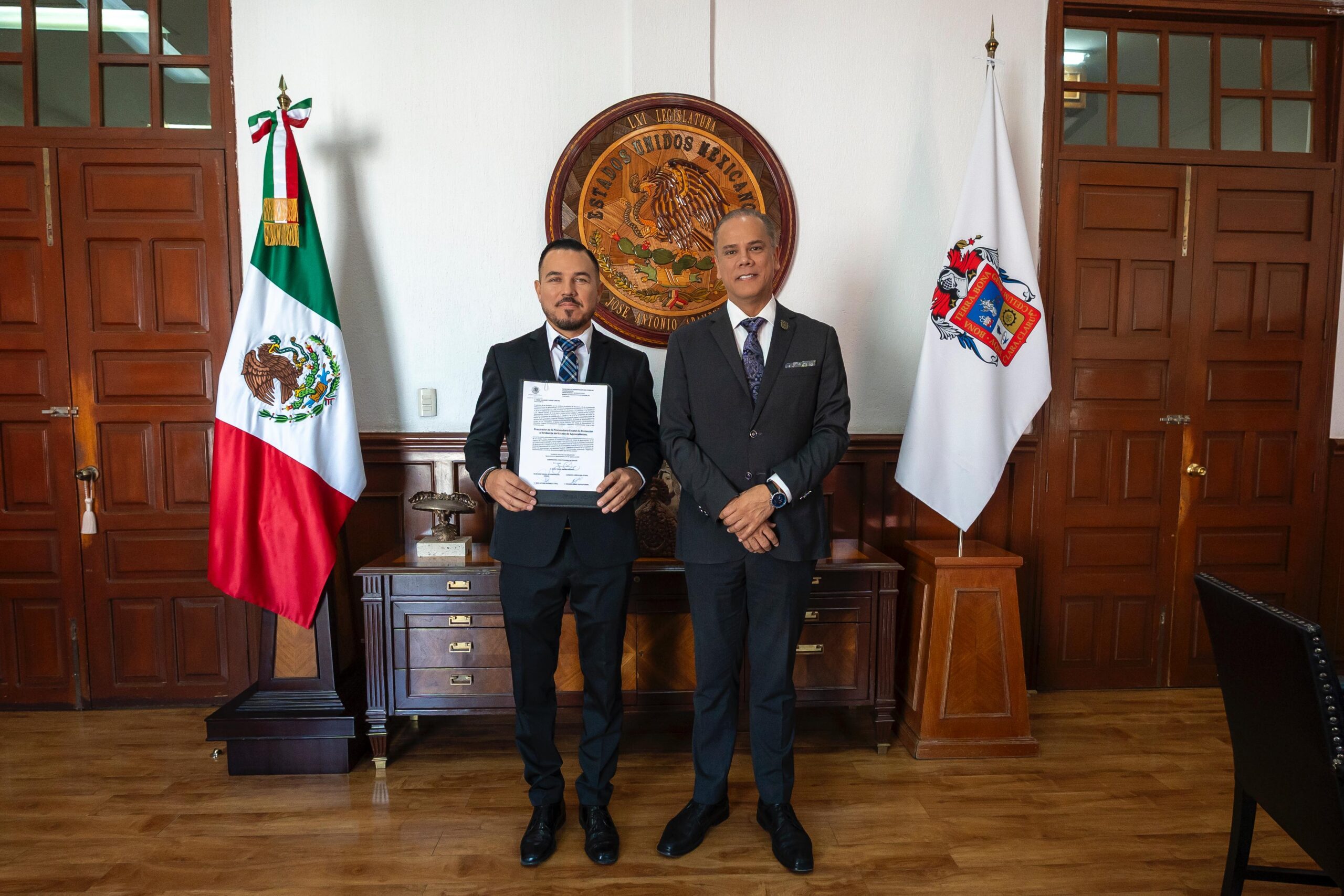 Recibe Omar Plesent nombramiento oficial como procurador estatal de Protección al Ambiente