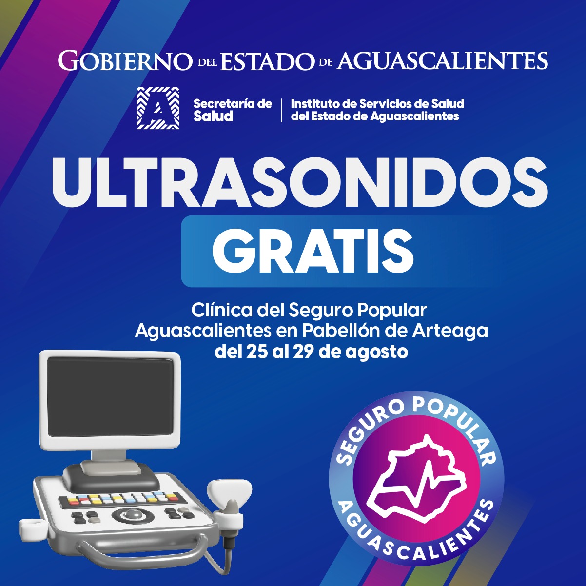 Seguro Popular Aguascalientes ofrece mastofraffías y ultrasonidos gratis en municipios del estado