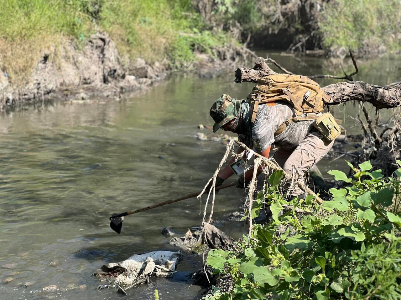 Más de 300 toneladas de basura han sido retiradas del Río San Pedro en 2025