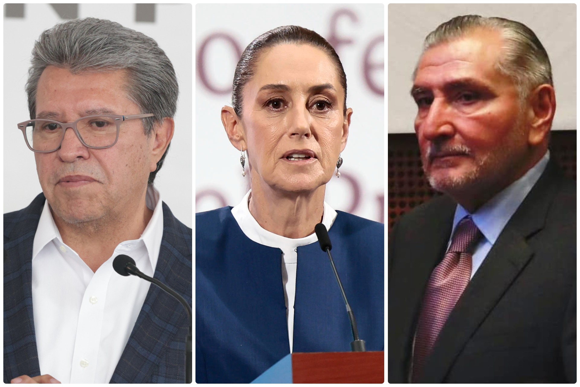 Monreal afirma que presidenta Sheinbaum ratificó trabajo de Adán Augusto López en el Senado