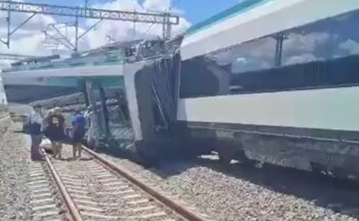 Se descarrila unidad del Tren Maya en Izamal; no hubo lesionados